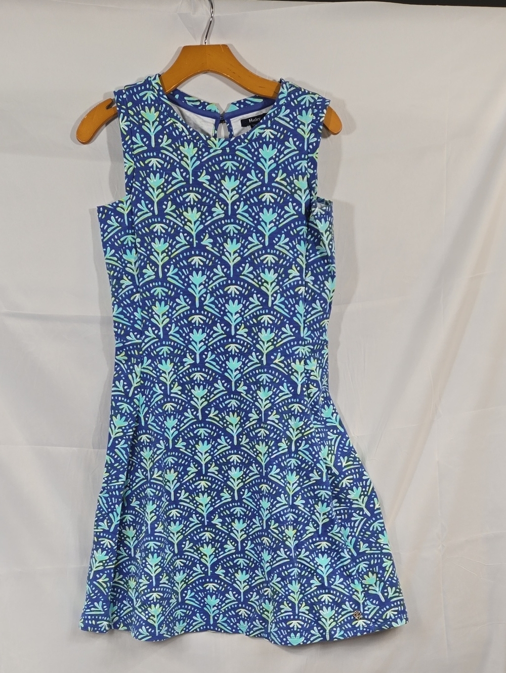 Hatley Blue & Mint Patterned Sleeveless Dress